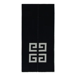Givenchy Bold Logo Graphic Scarf With Fringe Edges - NWT